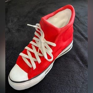 Vintage ALDON Red Sneaker Ceramic Planter / Sneakerhead Plant Holder